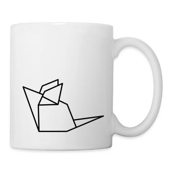 Mouse mouse origami - Mug - white - Right
