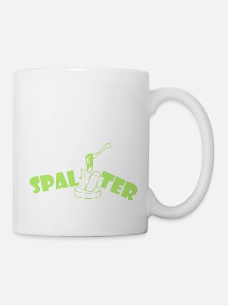 Spalter Spass Witz Fun - Tasse - Weiß