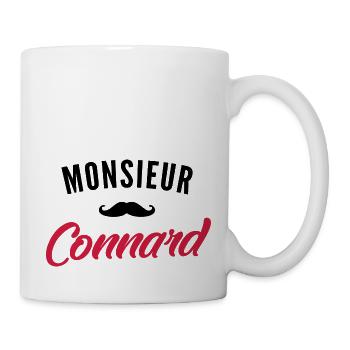 monsieur connard / humour homme - Mug blanc - blanc - Droite