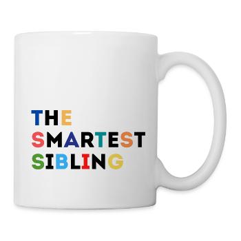 Das klügste Geschwisterchen - Tasse - Weiß - Rechts
