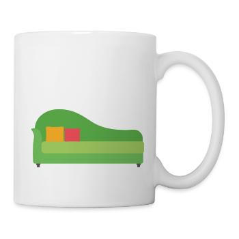 sofa - Tasse - Weiß - Rechts