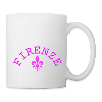 Florence, design écrit et lys, idée cadeau - Mug blanc - blanc - Droite