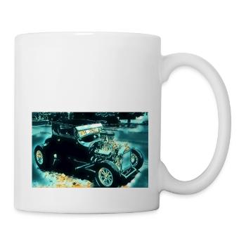 Auto - Tasse - Weiß - Rechts