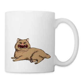 Lustige Katzen 13 - Tasse - Weiß - Rechts
