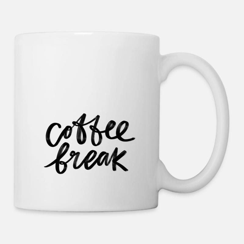coffee break - Mug blanc - blanc