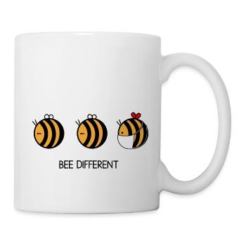 Bee Different geschenkidee Honig Spruch - Tasse - Weiß - Rechts