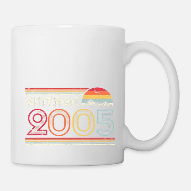 2005 Vintage Geburtstagsgeschenk - Tasse - Weiß