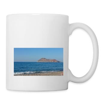 Paysage grec - Mug blanc - blanc - Droite