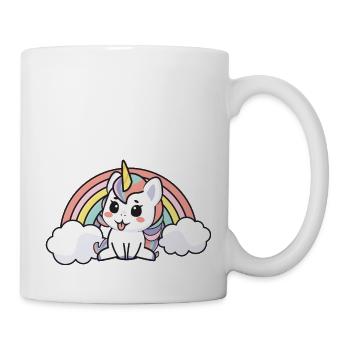 Süßes Einhorn - Tasse - Weiß - Rechts