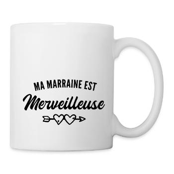 Ma Marraine est Merveilleuse - Mug blanc - blanc - Droite