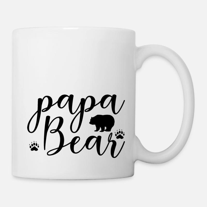papa bear and mama bear - Mug - white
