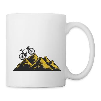 Radsport Bike Fahrrad Sport Radeln Biker Cycling - Tasse - Weiß - Rechts