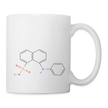 Lipase Molecule - Colored Structural Formula - Mug - white - Right