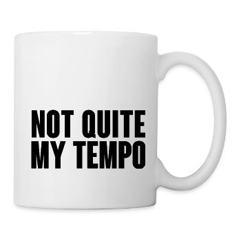 Pas tout à fait mon tempo Whiplash citation - Mug blanc - blanc - Droite