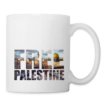 Libérer la Palestine - Mug blanc - blanc - Droite