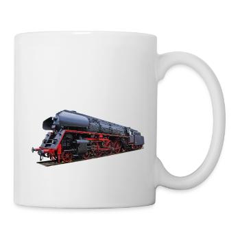 Dampflok BR 01 519 - Tasse - Weiß - Rechts