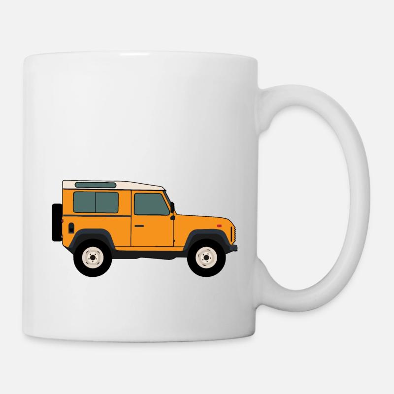 Defender Jaune - Mug blanc - blanc