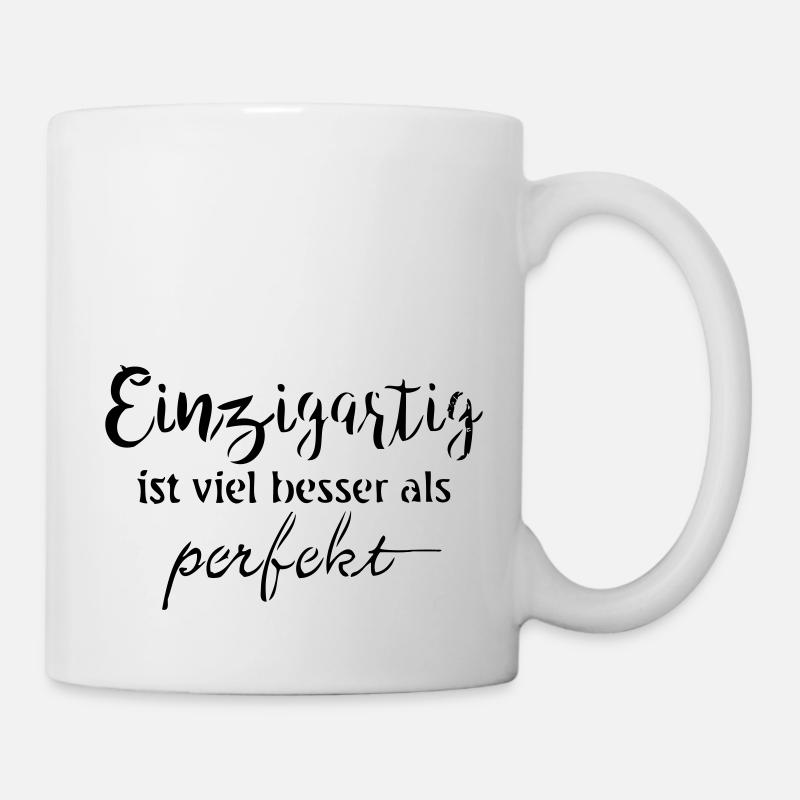 Einzigartig - Tasse - Weiß