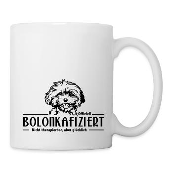 Bolonka Zwetna - "Bolonkafiziert" - Tasse - Weiß - Rechts