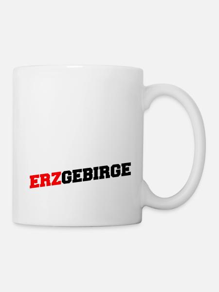 Erzgebirge meine Heimat - Tasse - Weiß