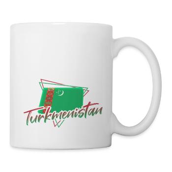 Turkmenistan - Tasse - Weiß - Rechts