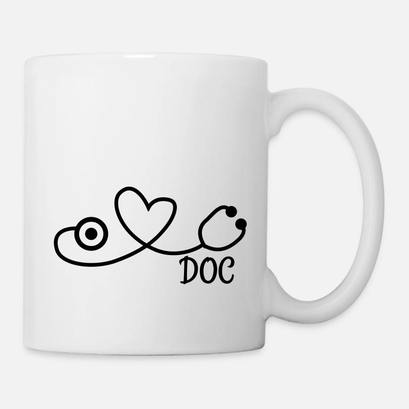 doc doctor doctor physician - Mug - white
