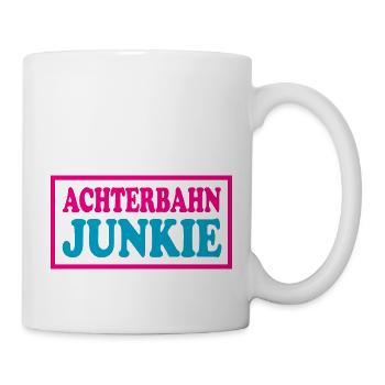 Rollercoaster Achterbahn - Tasse - Weiß - Rechts