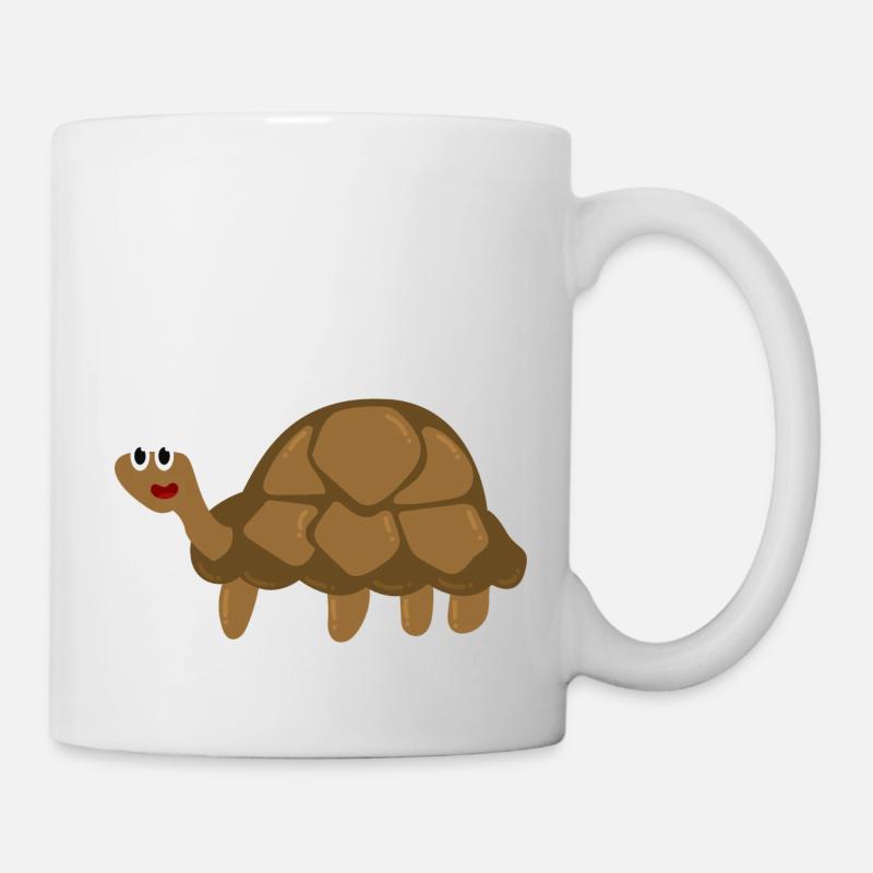 Schildkröte - Tasse - Weiß
