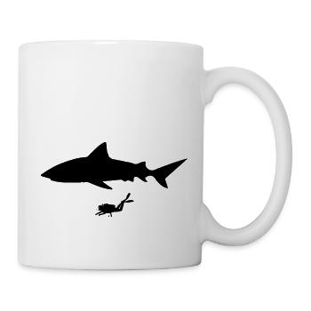 Diving Dive tauchen - Tasse - Weiß - Rechts