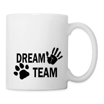 Chien chien - Mug blanc - blanc - Droite