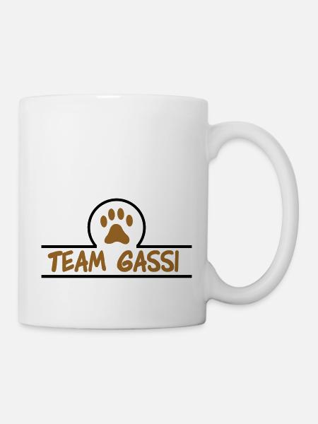 team gassi 02 - Tasse - Weiß