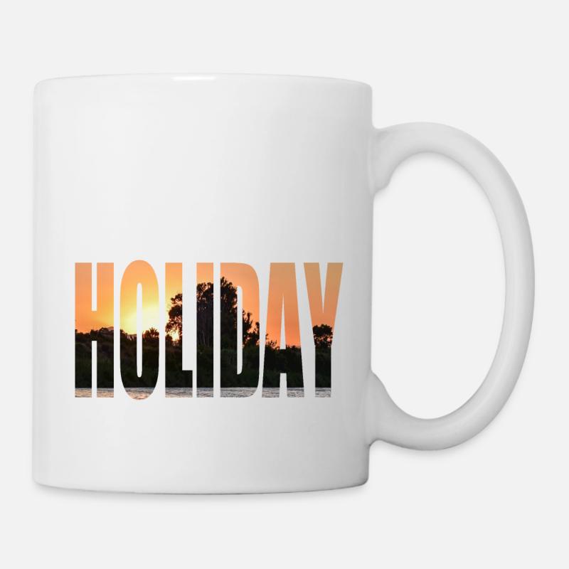 Vacances - Mug blanc - blanc