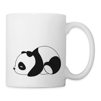 panda qui dort - Mug blanc - blanc - Droite