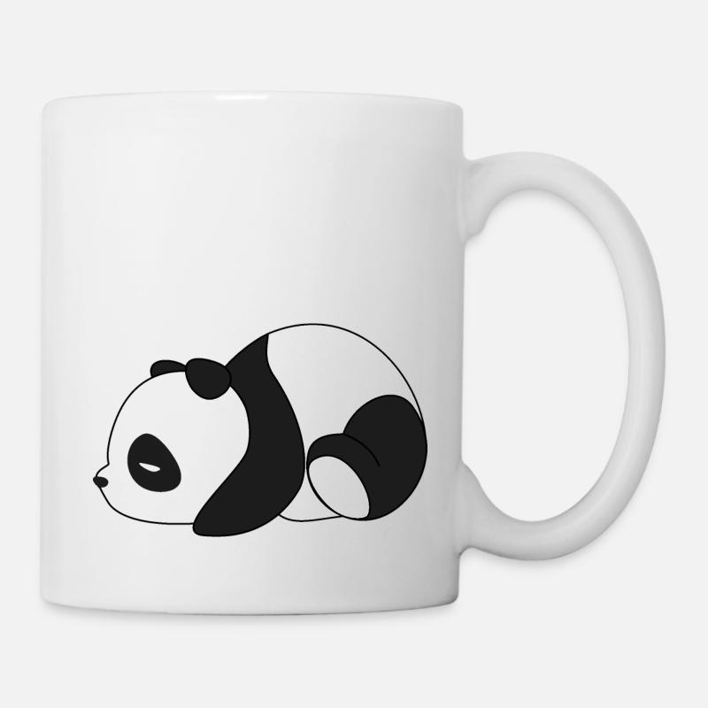 panda qui dort - Mug blanc - blanc