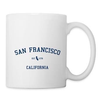 San Francisco - Californie - États-Unis - États-Unis - Mug blanc - blanc - Droite