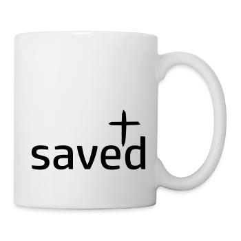 enregistré enregistré par csDesign - Mug blanc - blanc - Droite