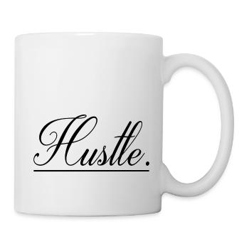 Hustle Motivation - Tasse - Weiß - Rechts