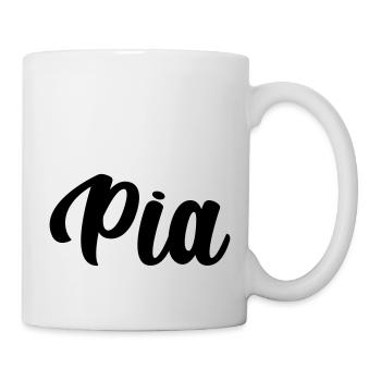 Pia - Tasse - Weiß - Rechts