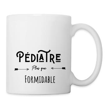 Pédiatre plus que formidable humour citation - Mug blanc - blanc - Droite