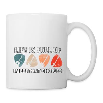 Cool Guitar Band Guitariste Guitariste Guitariste - Mug blanc - blanc - Droite