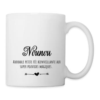 Nounou adorable fée - Mug blanc - blanc - Droite