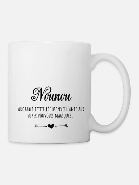 Nounou adorable fée - Mug blanc - blanc