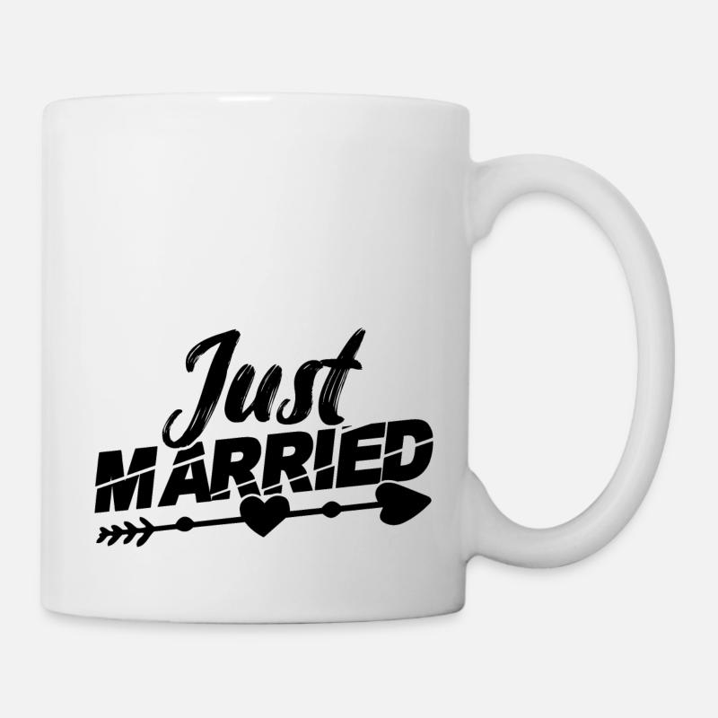 just married - Tasse - Weiß