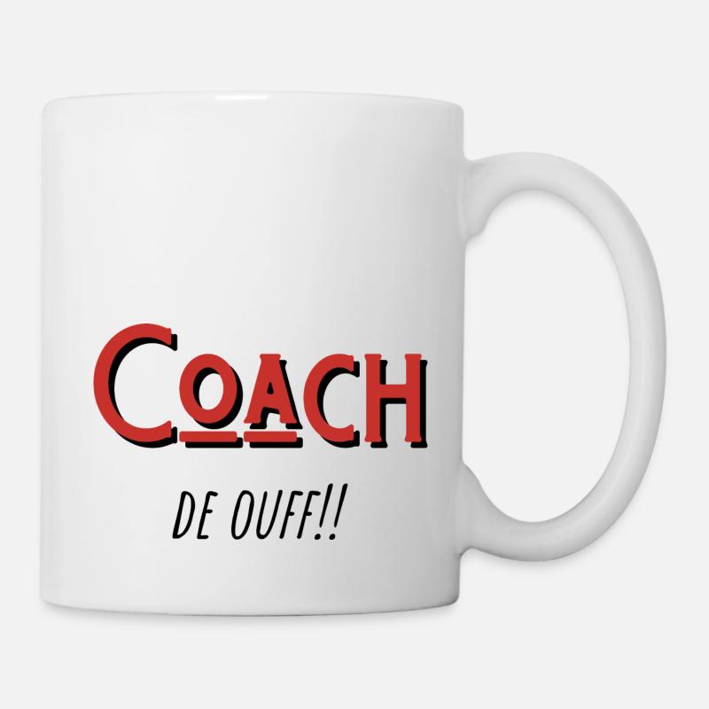 coach de ouf idée cadeau - Mug blanc - blanc