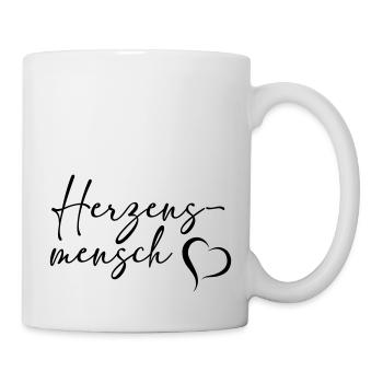 Herzensmensch by csDesign - Tasse - Weiß - Rechts