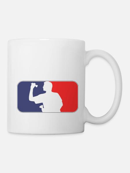 Dart Man - Tasse - Weiß