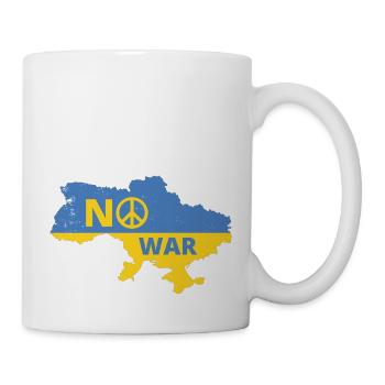 Non était la paix en Europe Ukraine мир Guerre de paix - Mug blanc - blanc - Droite