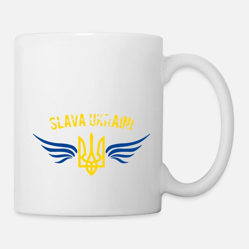 Ukraine Glory and Honor - Mug - white