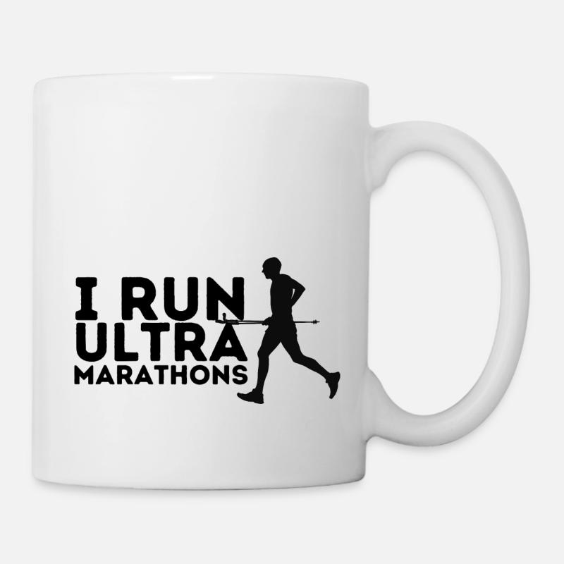 I run ultra Marathons - Tasse - Weiß
