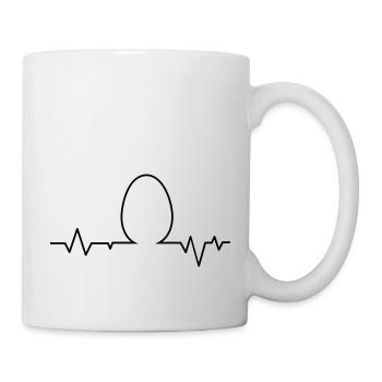 Osterei Beat - Tasse - Weiß - Rechts